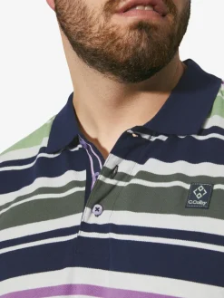 Charles Colby Poloshirts<Herren Poloshirt - EARL MORTBERT mehrfarbig gestreift