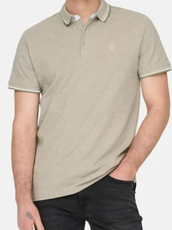 Only&Sons Poloshirts<Herren Poloshirt - 2er Pack Onsefletcher schwarz uni