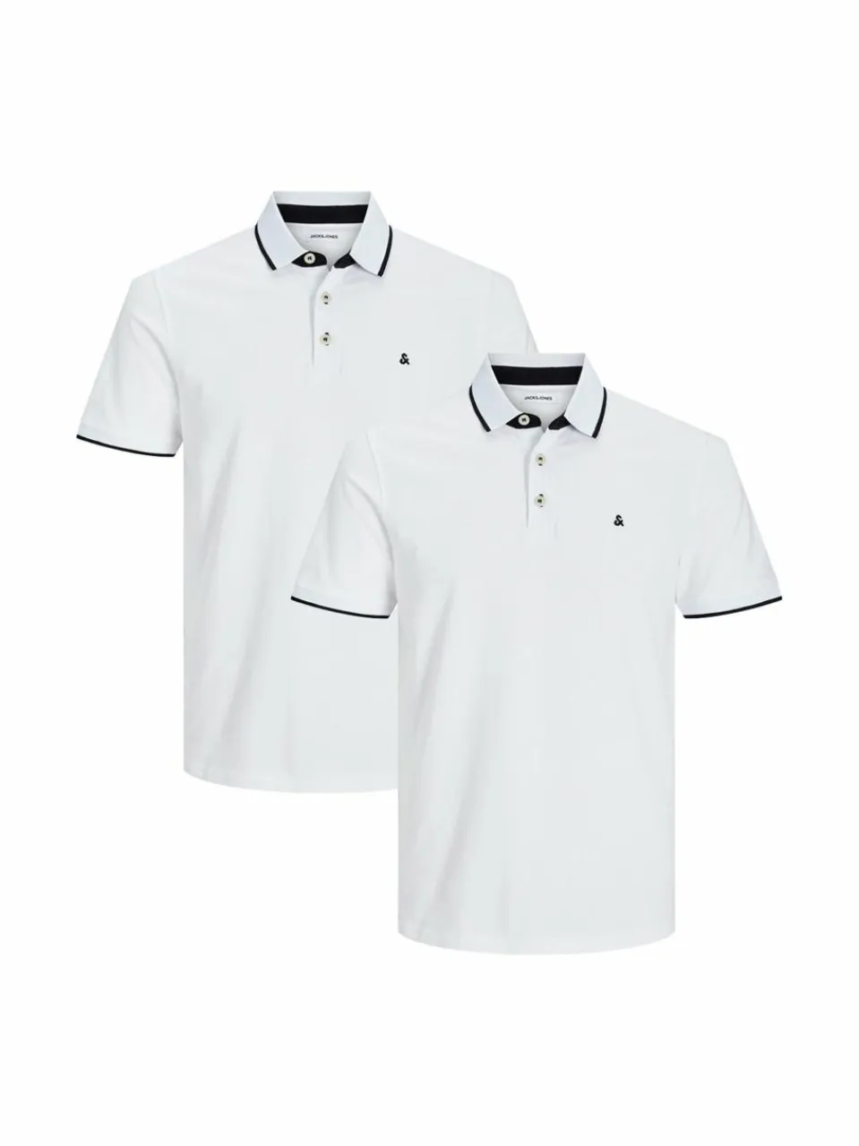 Herren Jack & Jones Poloshirts>Herren Poloshirt - 2er Pack Paulos - Slim Fit