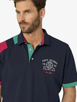 BABISTA Poloshirts<Herren Poloshirt - FLORENZO blau uni