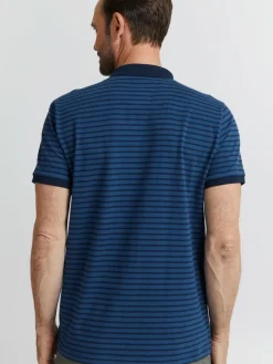 FQ1924 Poloshirts<Herren Poloshirt - FQCorin blau gestreift
