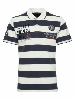 FQ1924 Poloshirts<Herren Poloshirt - FQHarald weiß gestreift