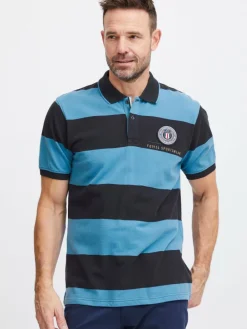 FQ1924 Poloshirts<Herren Poloshirt - FQPeter blau gestreift