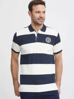 FQ1924 Poloshirts<Herren Poloshirt - FQPeter weiß gestreift