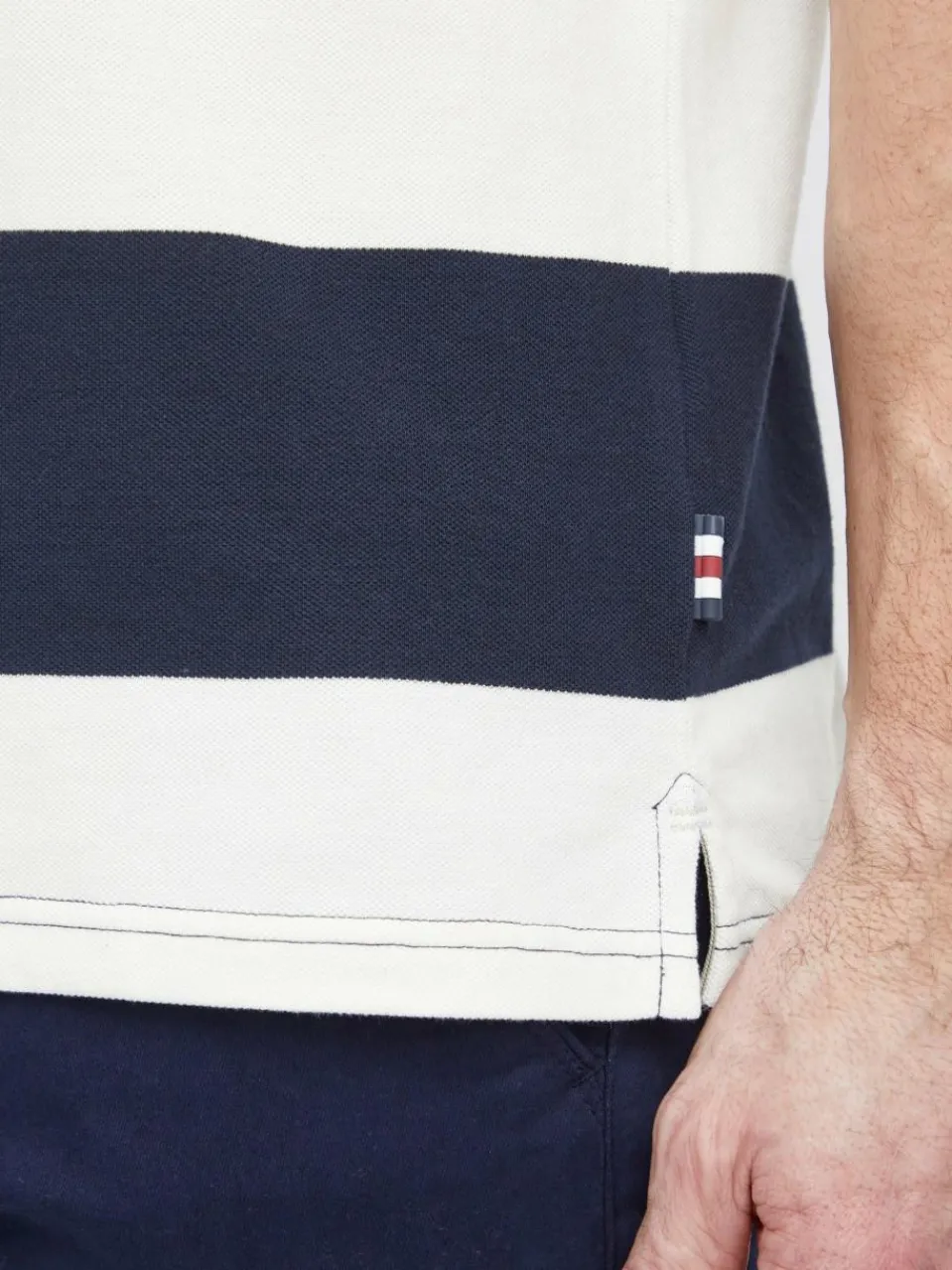 FQ1924 Poloshirts<Herren Poloshirt - FQPeter weiß gestreift