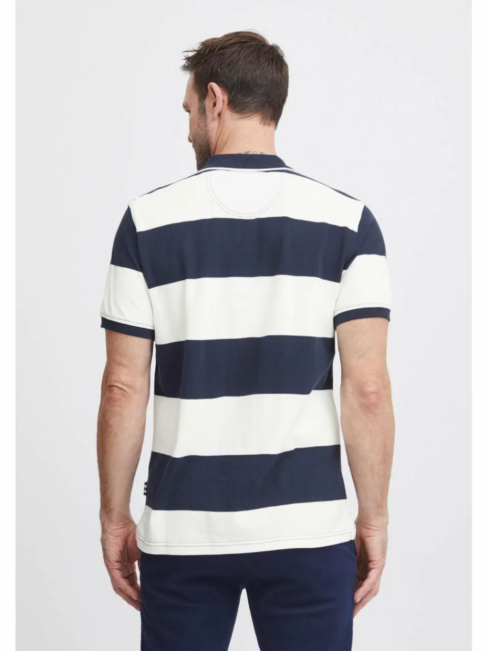 FQ1924 Poloshirts<Herren Poloshirt - FQPeter weiß gestreift