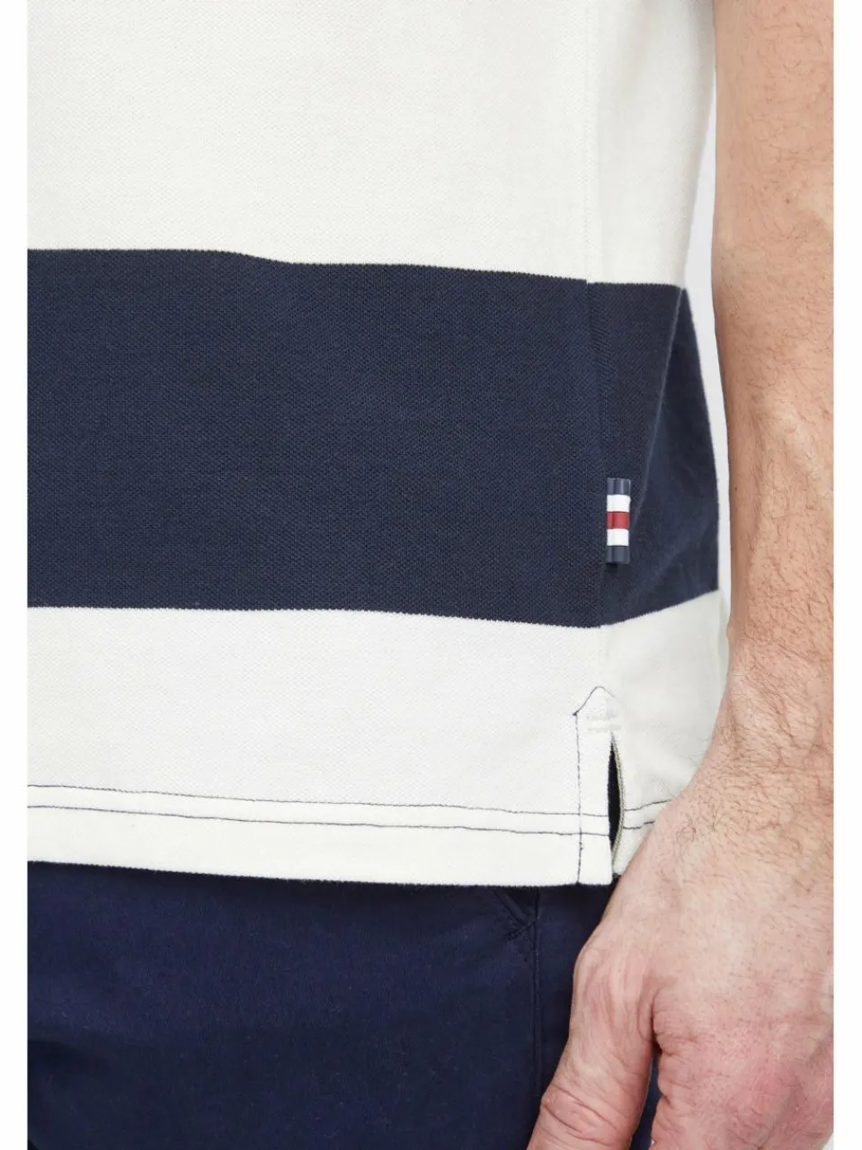 FQ1924 Poloshirts<Herren Poloshirt - FQPeter weiß gestreift