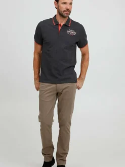 FQ1924 Poloshirts<Herren Poloshirt - FQWiar anthrazit bedruckt