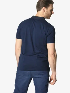 Jan Vanderstorm Poloshirts<Herren Poloshirt - GIZUR royal blau bedruckt