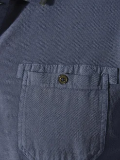 Jan Vanderstorm Poloshirts<Herren Poloshirt - GUNHELM blau uni