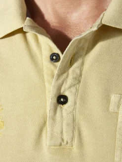 Jan Vanderstorm Poloshirts<Herren Poloshirt - GUNHELM gelb uni