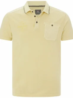 Jan Vanderstorm Poloshirts<Herren Poloshirt - GUNHELM gelb uni