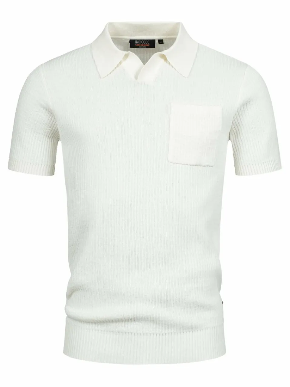 Indicode Poloshirts<Herren Poloshirt - INHarlo weiß uni