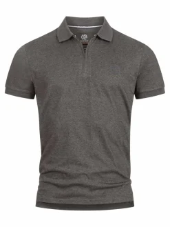 Indicode Poloshirts<Herren Poloshirt - INYonah schwarz uni