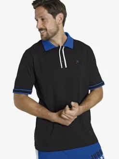 Jan Vanderstorm Poloshirts<Herren Poloshirt - ISFRIED schwarz uni