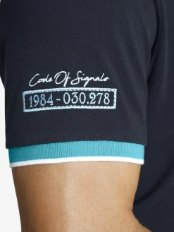 Jan Vanderstorm Poloshirts<Herren Poloshirt - IWAR blau uni