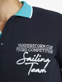 Jan Vanderstorm Poloshirts<Herren Poloshirt - IWAR blau uni