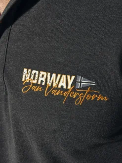 Jan Vanderstorm Poloshirts<Herren Poloshirt - JAKOV grau uni
