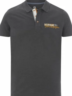 Jan Vanderstorm Poloshirts<Herren Poloshirt - JAKOV grau uni