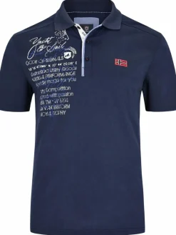 Jan Vanderstorm Poloshirts<Herren Poloshirt - JANO blau uni