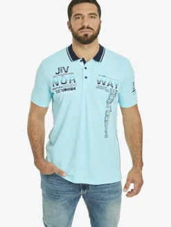 Jan Vanderstorm Poloshirts<Herren Poloshirt - JERKER türkis uni