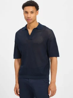 Drykorn Poloshirts<Herren Poloshirt - Laurenzzo marine uni