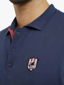 Jan Vanderstorm Poloshirts<Herren Poloshirt - NISSE blau uni