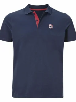 Jan Vanderstorm Poloshirts<Herren Poloshirt - NISSE blau uni