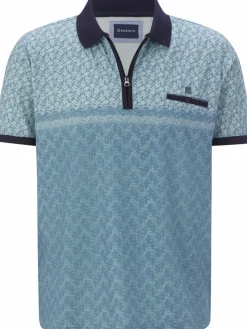 BABISTA Poloshirts<Herren Poloshirt - PALDUN blau bedruckt
