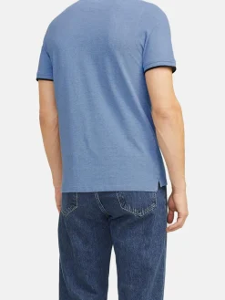 Jack & Jones Poloshirts<Herren Poloshirt - Paulos - Slim Fit hellblau uni