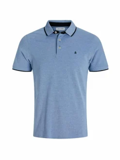 Jack & Jones Poloshirts<Herren Poloshirt - Paulos - Slim Fit hellblau uni