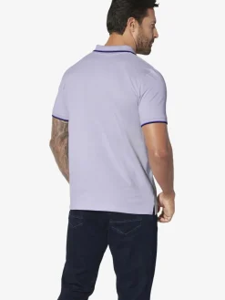 Jan Vanderstorm Poloshirts<Herren Poloshirt - PERDER lila bedruckt