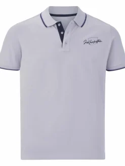 Jan Vanderstorm Poloshirts<Herren Poloshirt - PERDER lila bedruckt