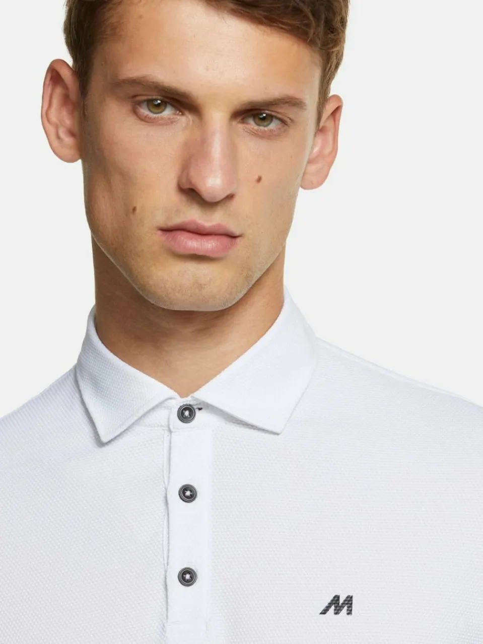 MEYER Poloshirts<Herren Poloshirt - Rory weiß uni