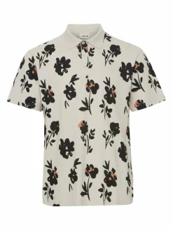 Solid Poloshirts<Herren Poloshirt - SDFitz beige gemustert