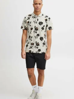 Solid Poloshirts<Herren Poloshirt - SDFitz beige gemustert