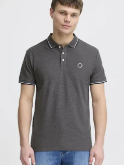 Solid Poloshirts<Herren Poloshirt - SDHANGI grau uni