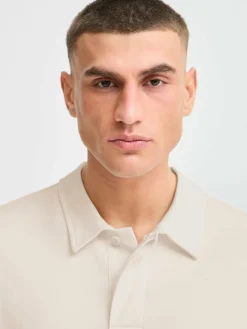 Solid Poloshirts<Herren Poloshirt - SDOSWALD beige uni