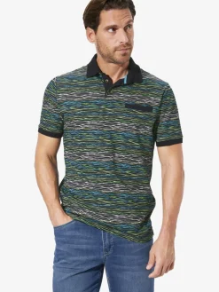 BABISTA Poloshirts<Herren Poloshirt - SILVIANO grün bedruckt