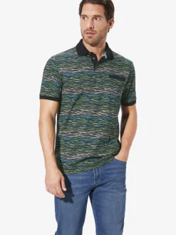 BABISTA Poloshirts<Herren Poloshirt - SILVIANO grün bedruckt