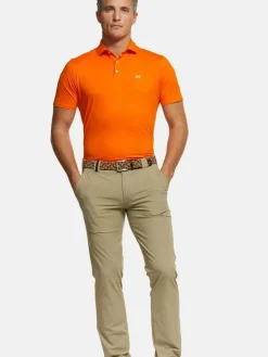MEYER Poloshirts<Herren Poloshirt - Tiger orange uni