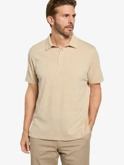 BABISTA Poloshirts<Herren Poloshirt - TOSCARELLA beige bedruckt
