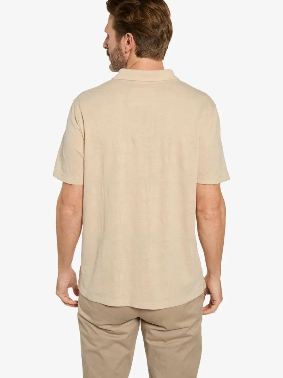 BABISTA Poloshirts<Herren Poloshirt - TOSCARELLA beige bedruckt