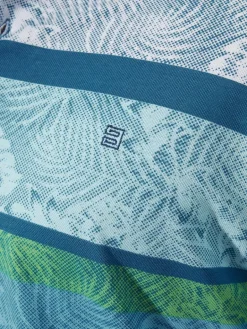 BABISTA Poloshirts<Herren Poloshirt - VANETO grün gestreift