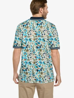 BABISTA Poloshirts<Herren Poloshirt - VELENTO blau bedruckt