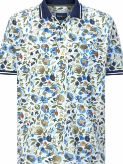 BABISTA Poloshirts<Herren Poloshirt - VELENTO blau bedruckt