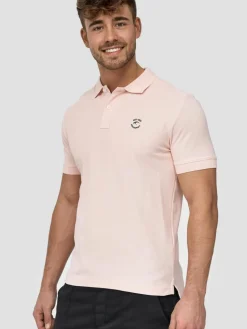 Indicode Poloshirts<Herren Poloshirt - Wadim rosa uni