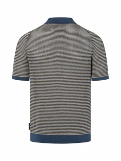 Herren Marc O'Polo Poloshirts>Herren Poloshirt mit Leinenanteil