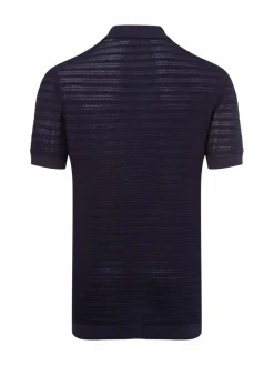 Herren Finshley & Harding London Pullover & Strickjacken>Herren Poloshirt mit Seidenanteil - Hector