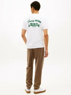 Tommy Hilfiger Shirts<Herren Printshirt weiß bedruckt